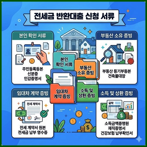 전세 반환대출 서류