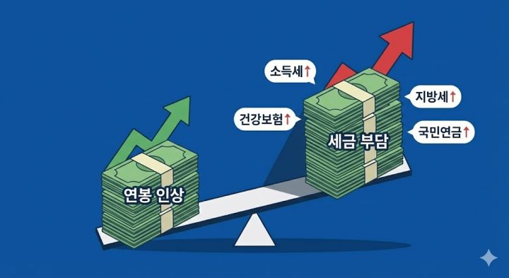 왜 연봉이 오르면 세금 부담이 먼저 체감될까